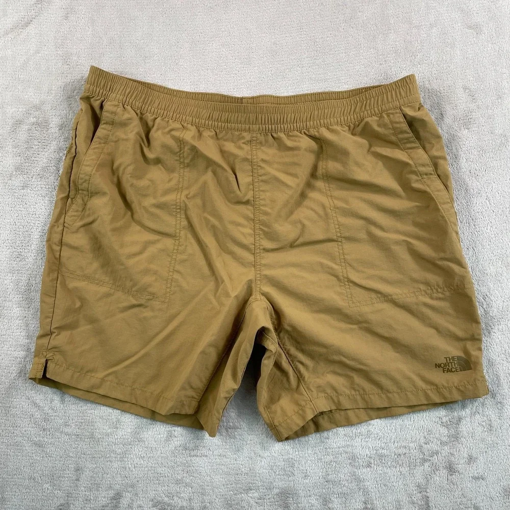 The North Face Adventure Shorts Men XL Brown Performance Nylon‎ GorpCore NWOT